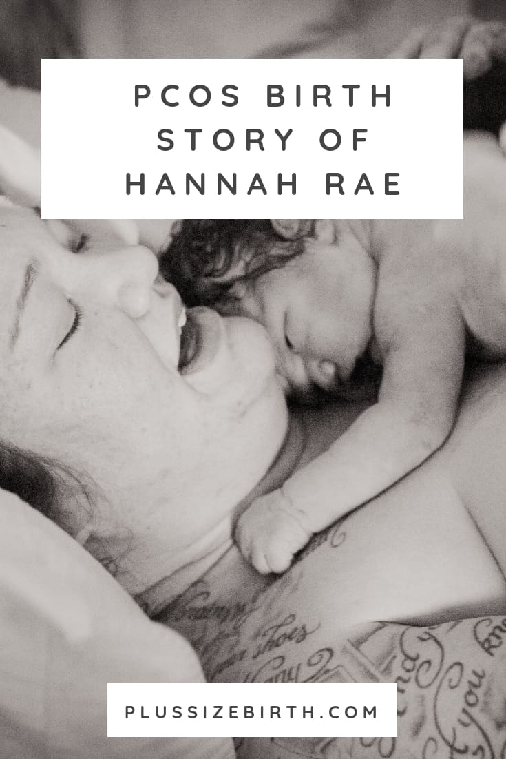 plus size woman giving birth