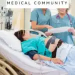 plus size pregnant woman with doctors