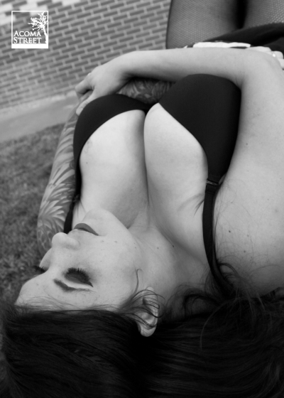 “This photo shoot was more than I ever expected. It became something momentous in that I saw myself as this sexy goddess like woman I knew I was in there but had forgotten. I found myself pushing my boundaries and loving the skin I live in. As a luscious, plus size momma of four, I was floored and delighted by the result. Sure, my partner loved the photo book I made for Valentine’s day, but this was about me!”