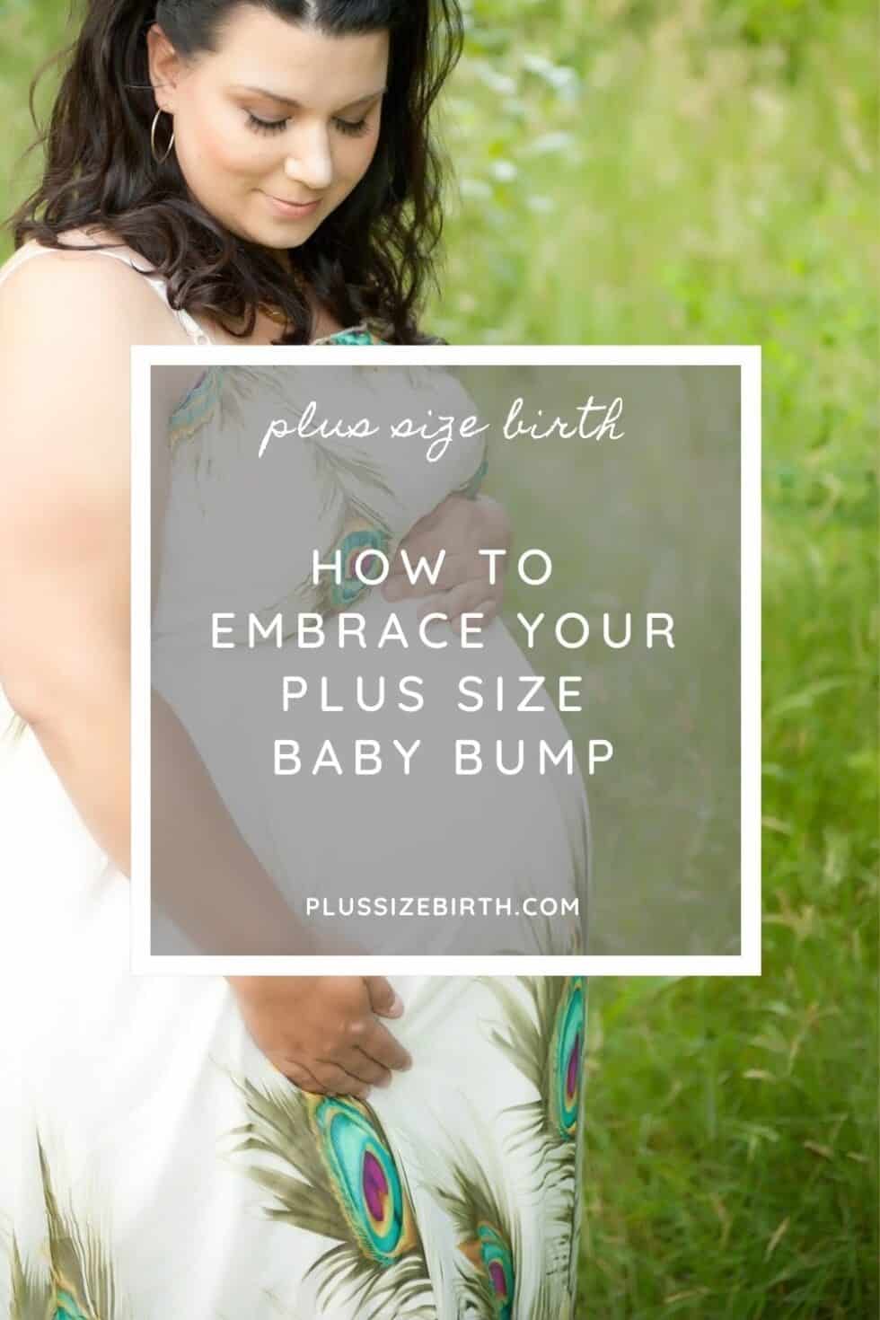13 week baby bump plus size