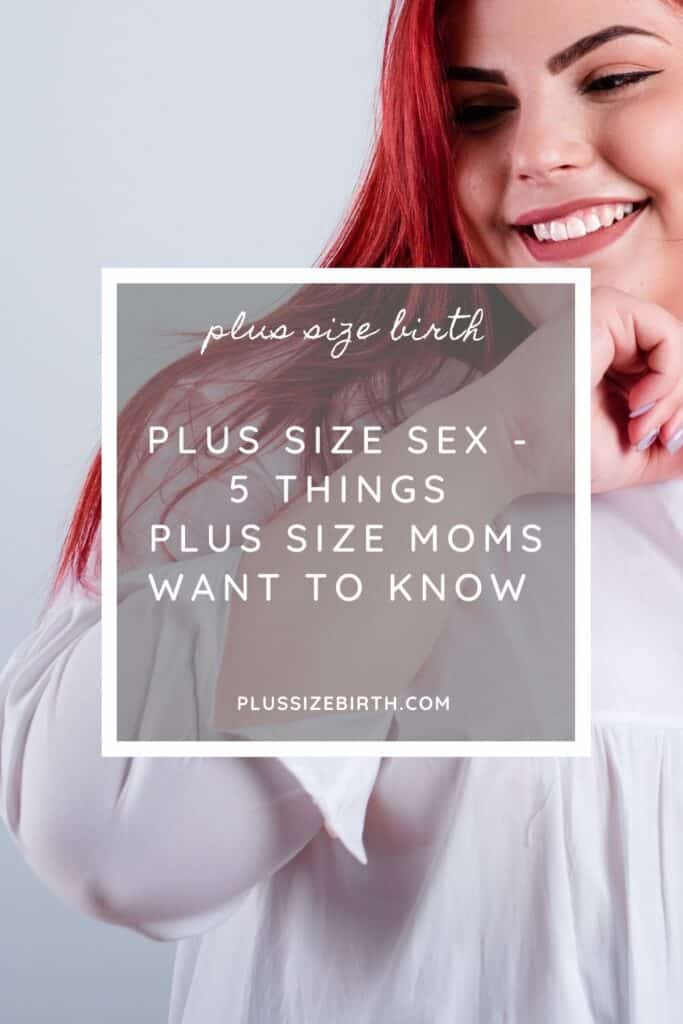 plus size woman talking about plus size sex