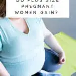 plus size pregnant woman weight gain