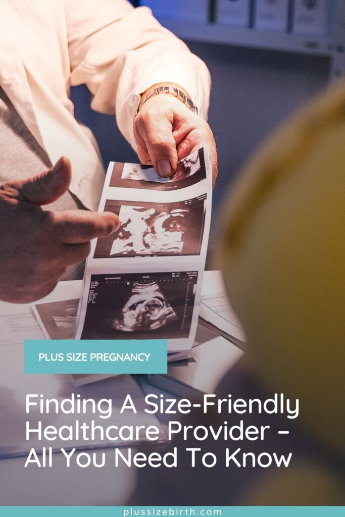 size-friendly healthcare provider and patient 