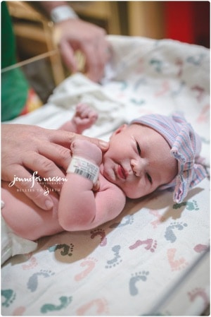 newborn baby in hospital 