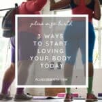 plus size women doing yoga