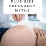 plus size pregnant woman getting an ultrasound