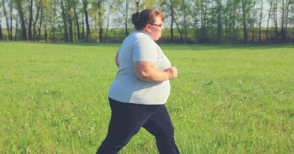 Plus Size Woman Walking
