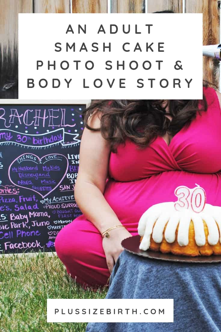 woman doing an adult smash cake photo shoot for her 30th birthday.