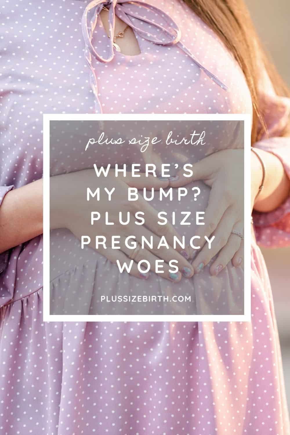 plus size pregnant belly