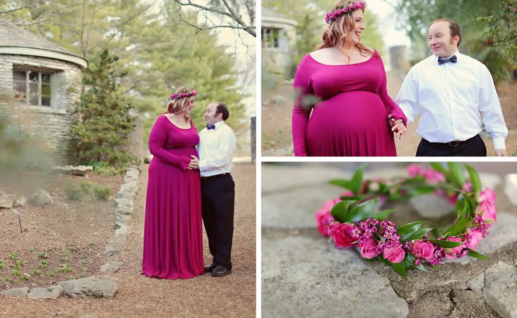 A Whimsical Plus Size Maternity Photo Shoot You Have to See!