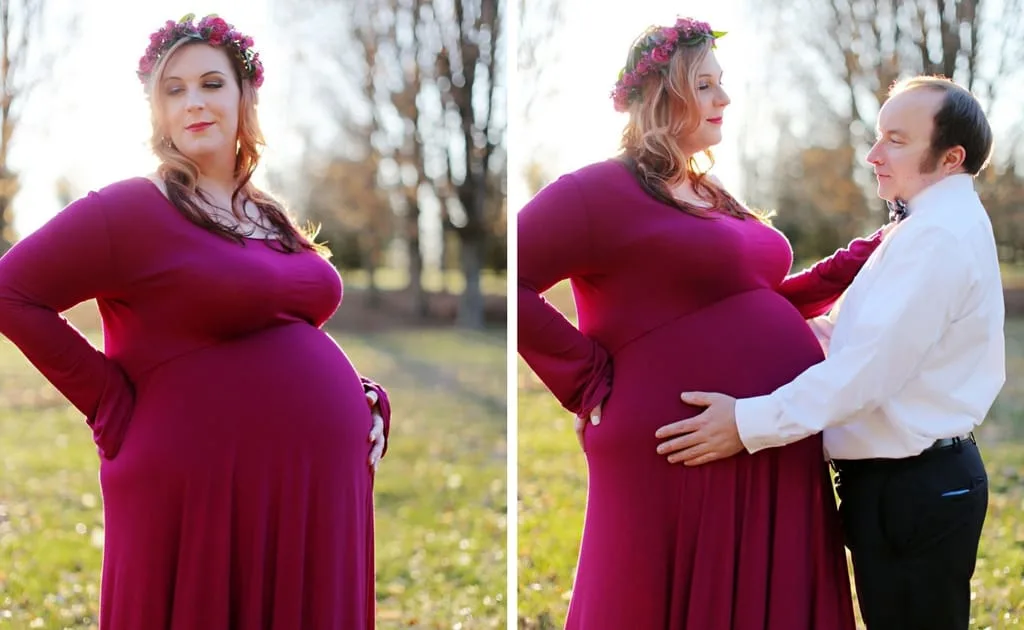 A Whimsical Plus Size Maternity Photo Shoot You Have to See!