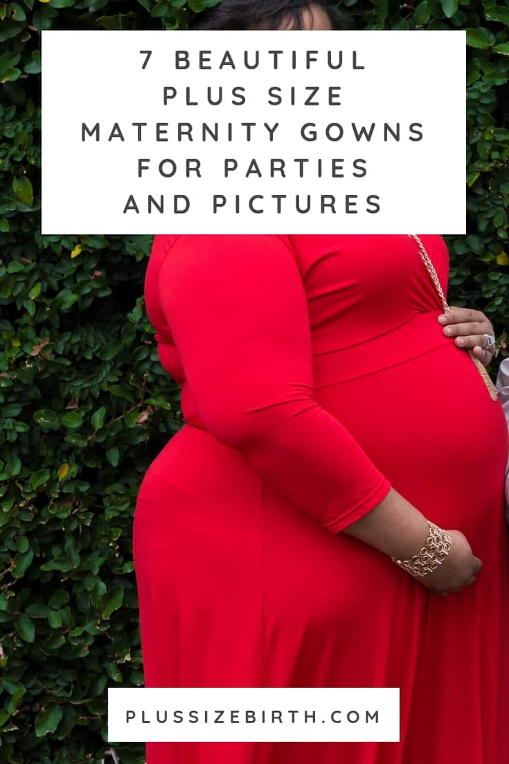 7 Plus Size Maternity Dresses & Gowns for Photoshoots [2022]