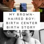 plus size lesbian couple giving birth at a birth center