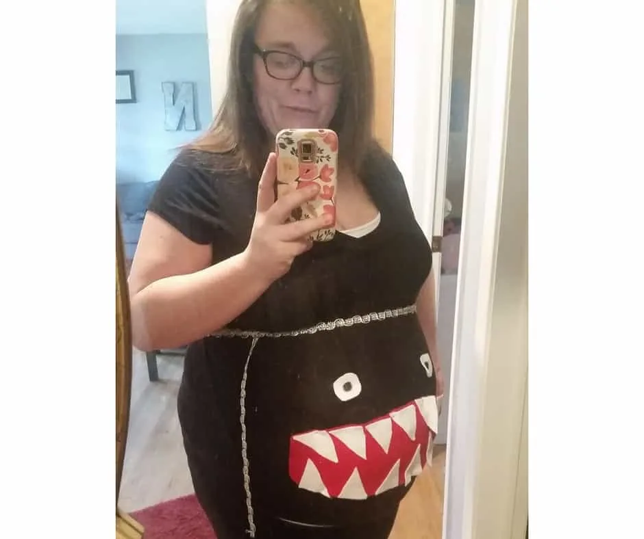 Plus Size Halloween Costume Mario Shark