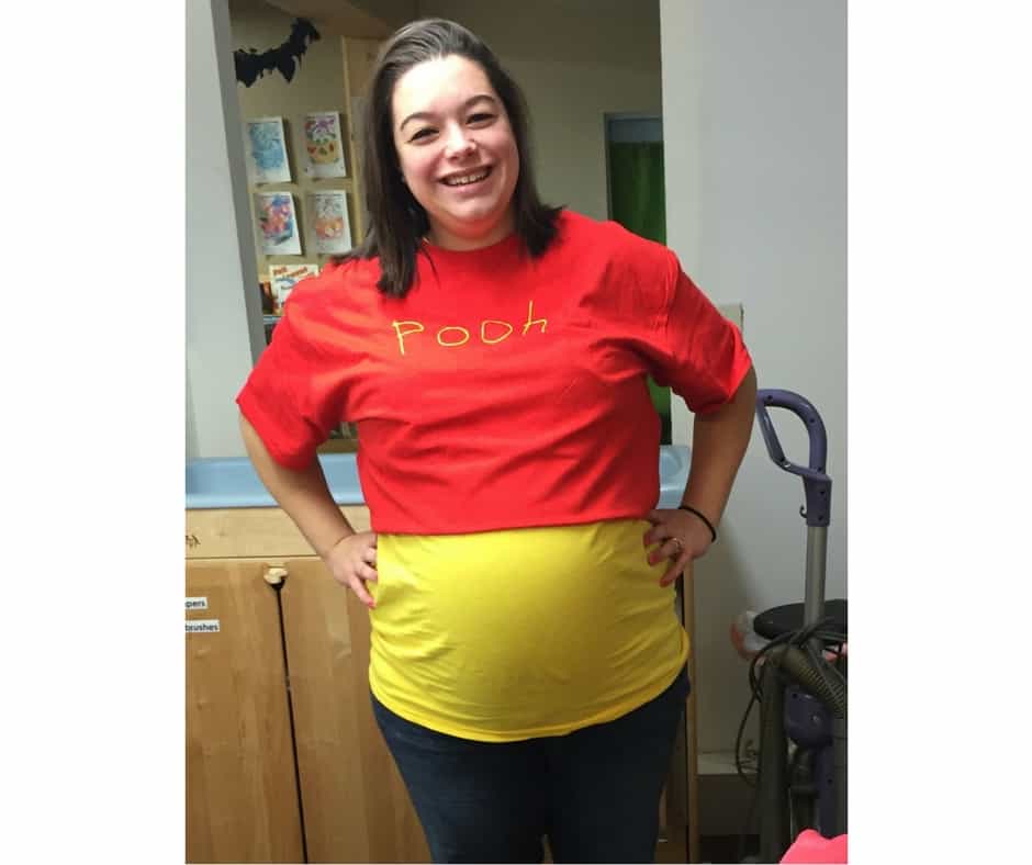 pregnant pooh costume