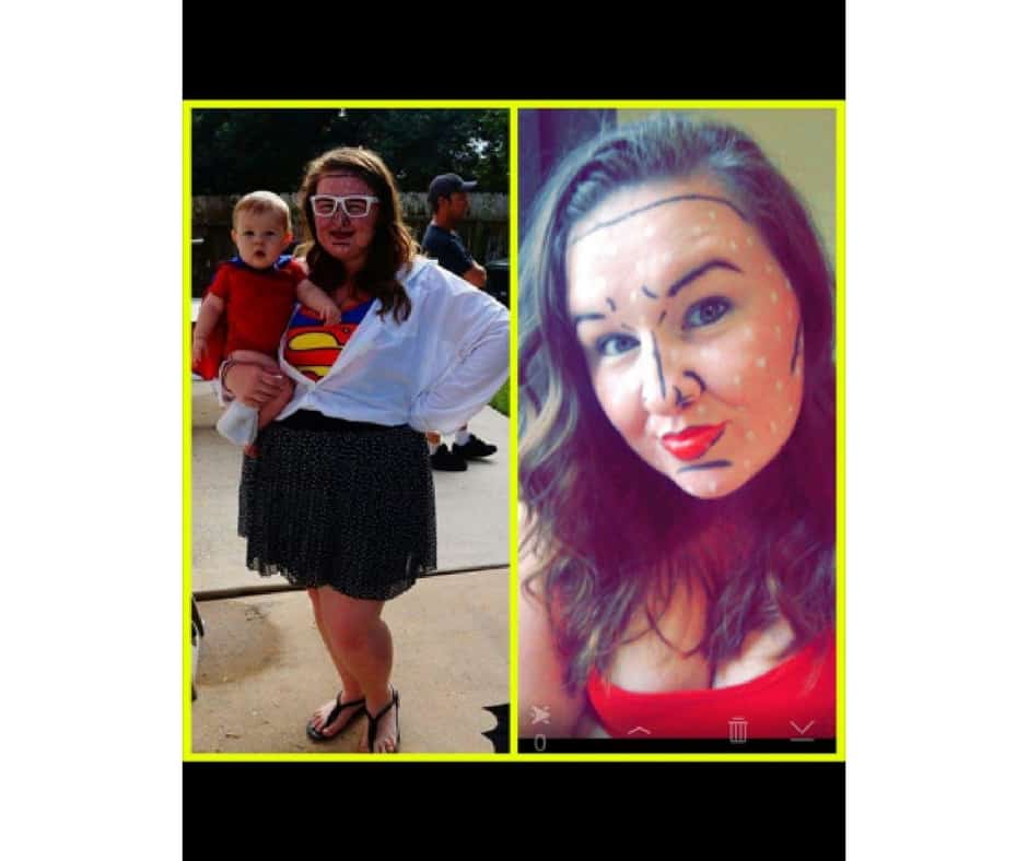 I'm plus-size & I did a mega haul of Halloween costumes…I'm left