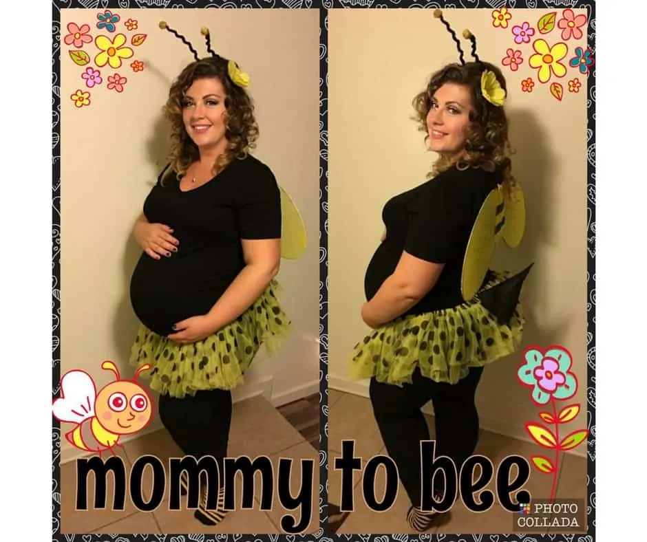 Plus Size Halloween Costume mommy to bee