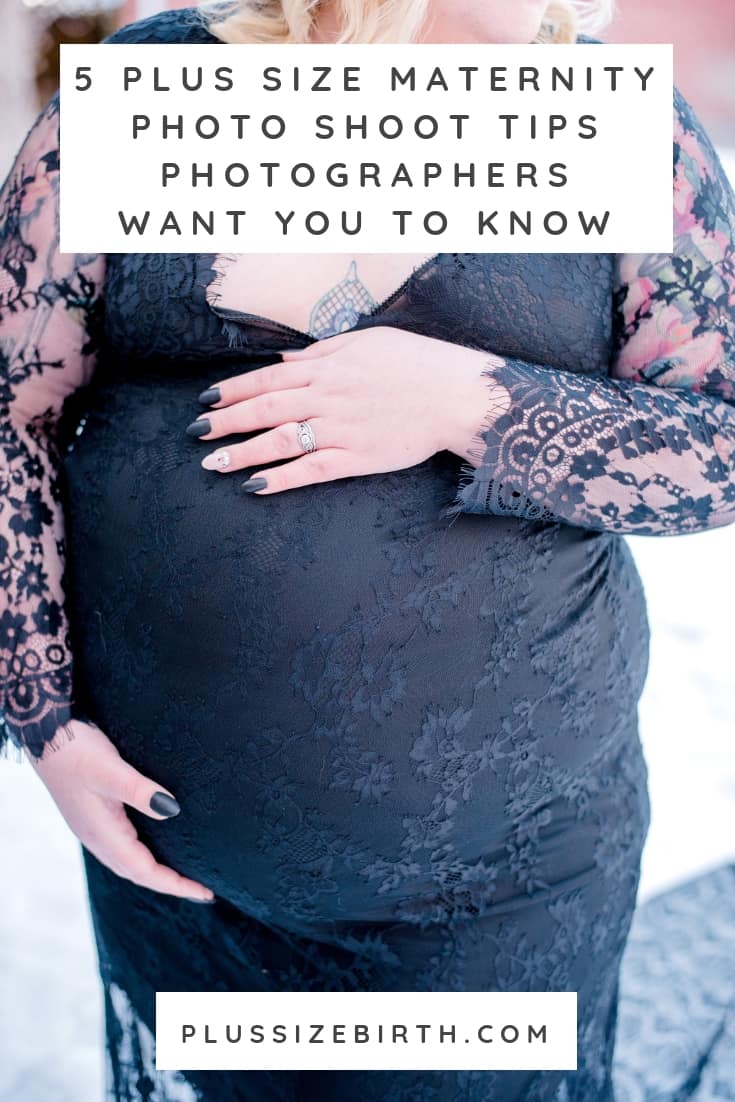 maternity photoshoot plus size
