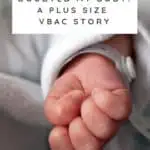 newborn baby hand