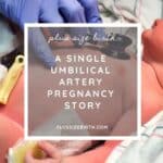 newborn with a Single Umbilical Artery Pregnancy