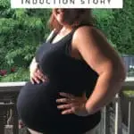 38 Week Induction Story with plus size pregnant woman smiling