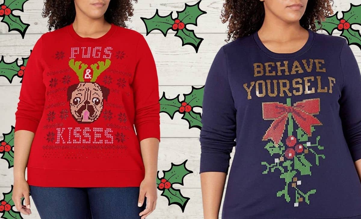 Plus Size Holiday Graphic Sweatshirts