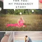 three maternity photos of a plus size pregnant woman