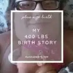 400 lb woman after giving birth