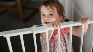 extra wide baby gate with toddler