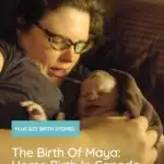 plus size woman having a home birth In canada