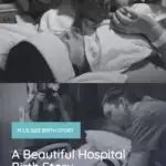 plus size woman giving birth