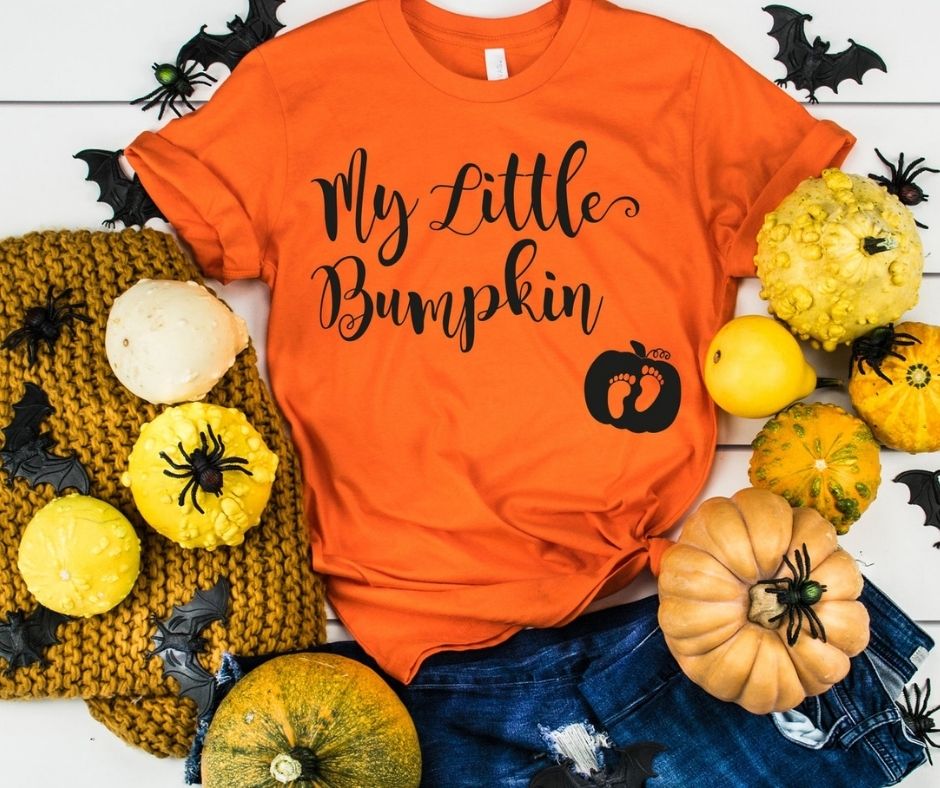 plus size pumpkin shirt