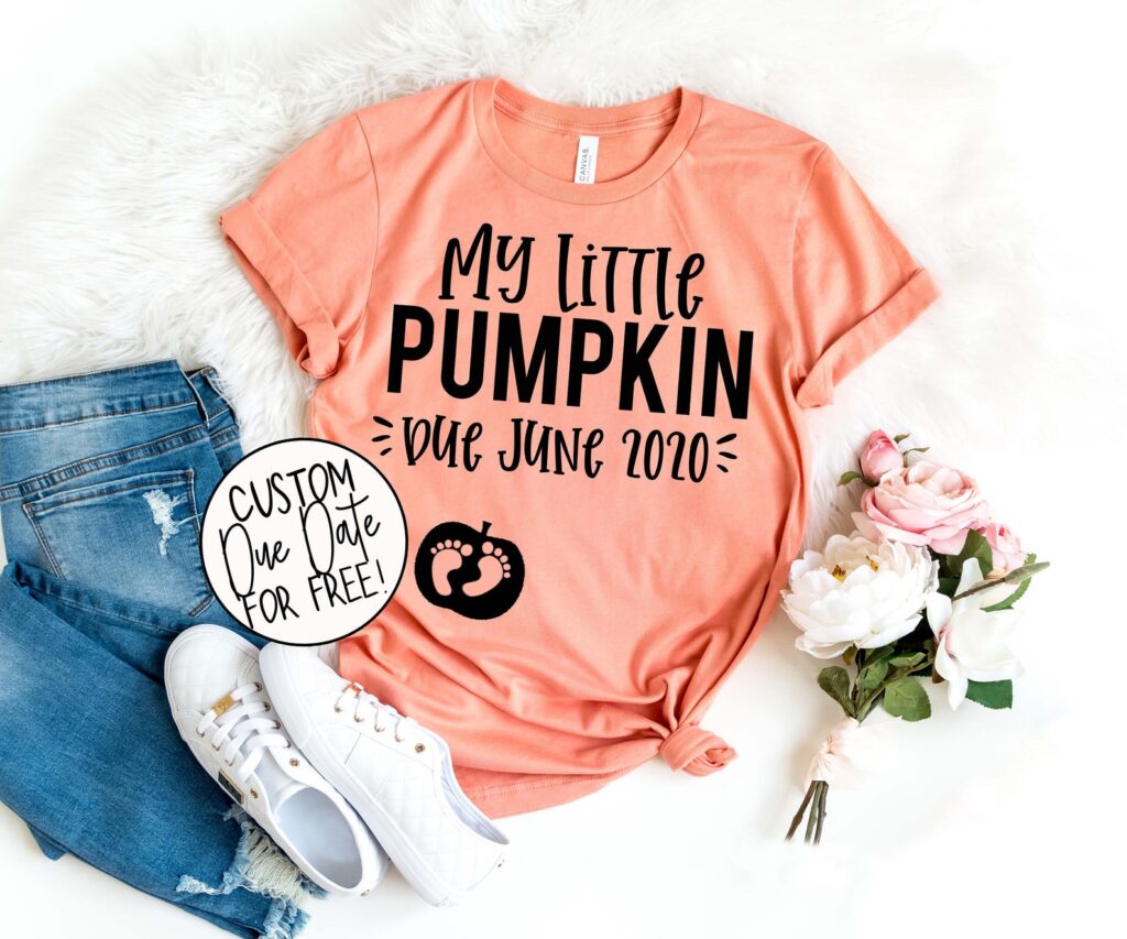 10 Cute Maternity Halloween Shirts That Fit Well and Show Off Your Bump •