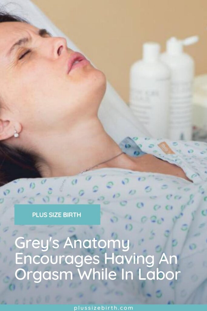 woman having Orgasm While In Labor