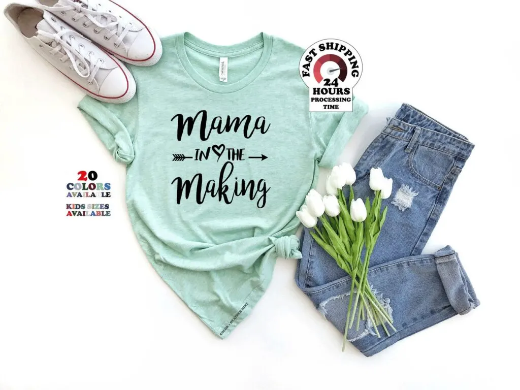 Mama in the Making Plus Size Shirt