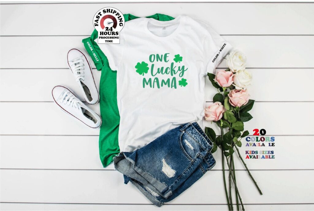 One Lucky Mama Plus Size Shirt