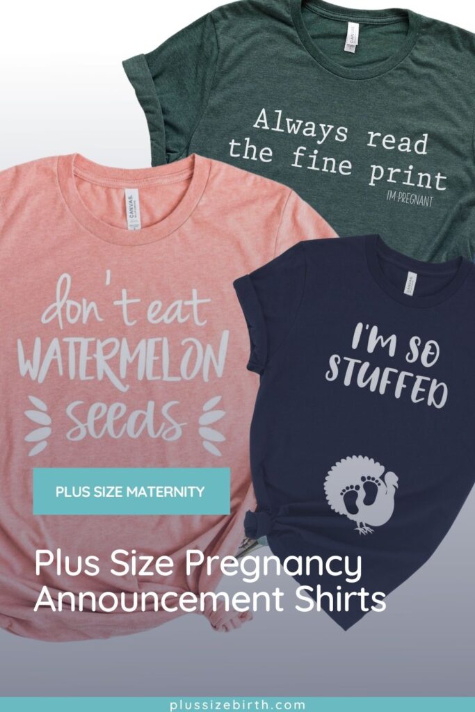 Pregnancy announcement shirts 