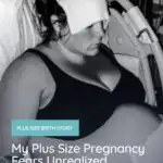 plus size woman in labor