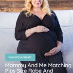 Mommy And Me Matching plus size robe and swaddle