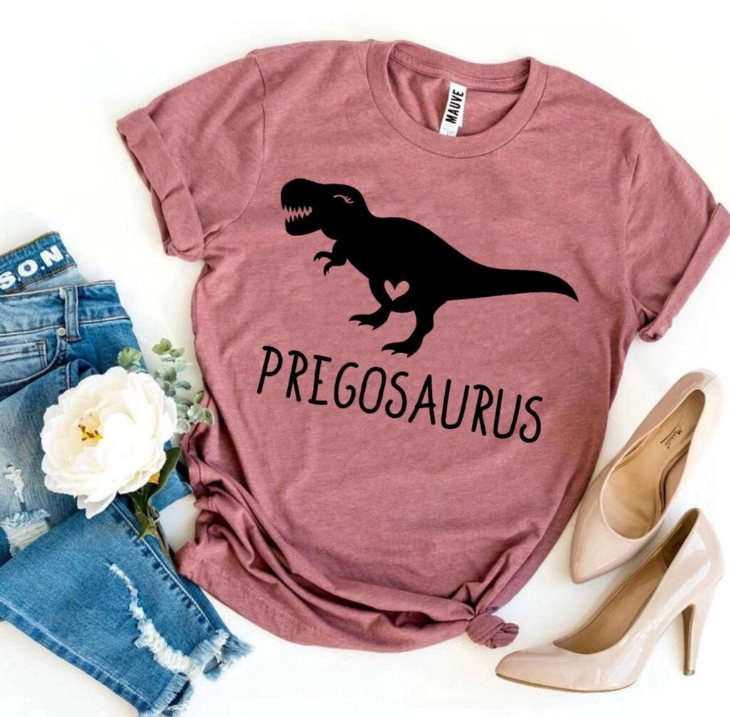 Pregosaurus Plus Size Shirt