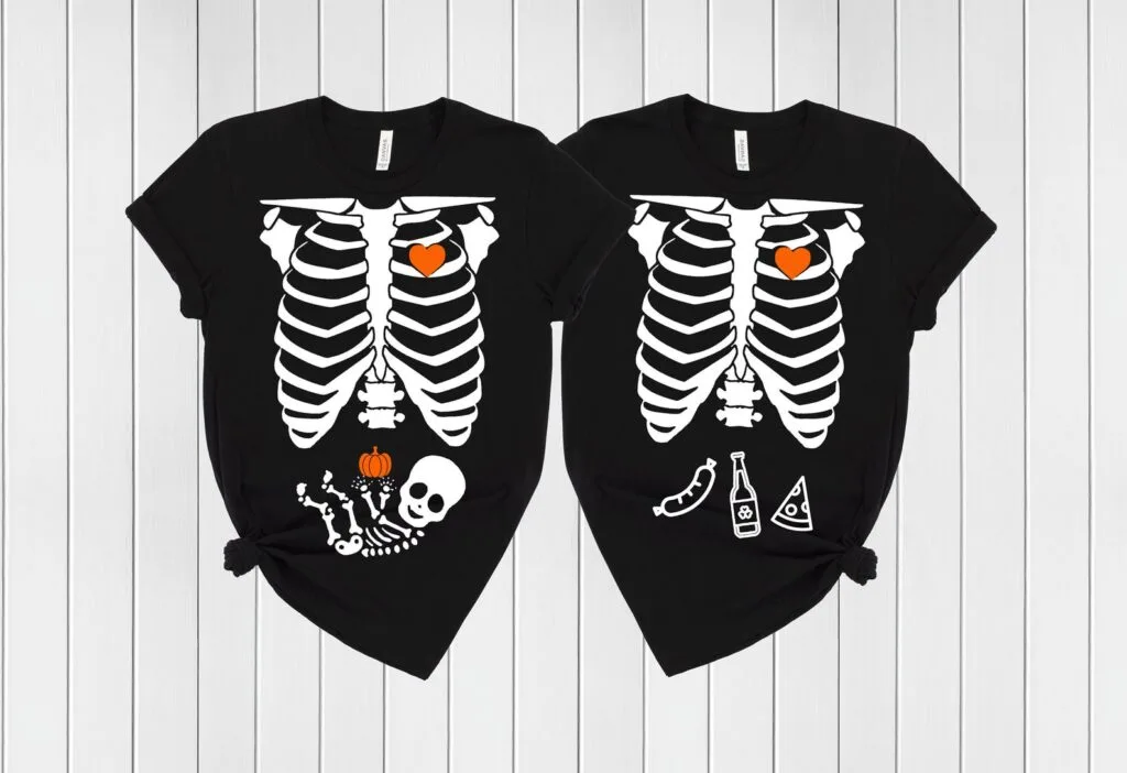 Halloween Skeleton Plus Size Shirt