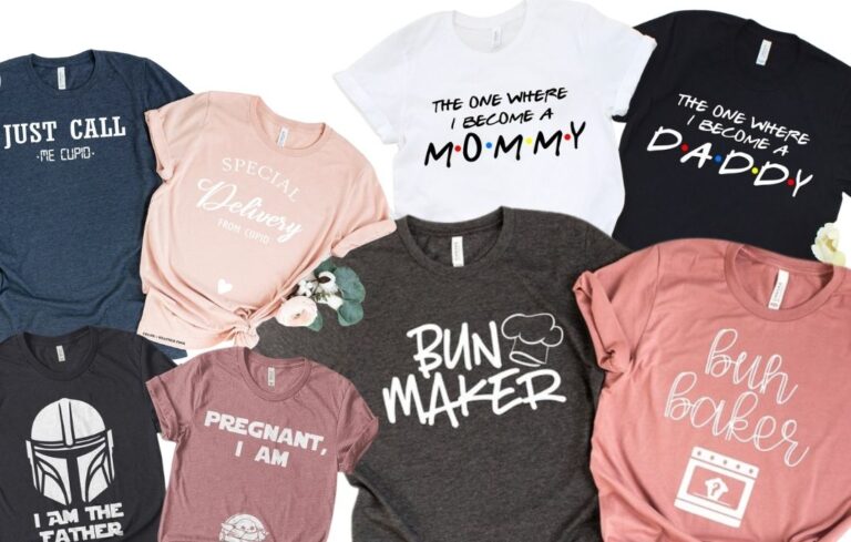 Pregnancy Announcement Shirts For Couples