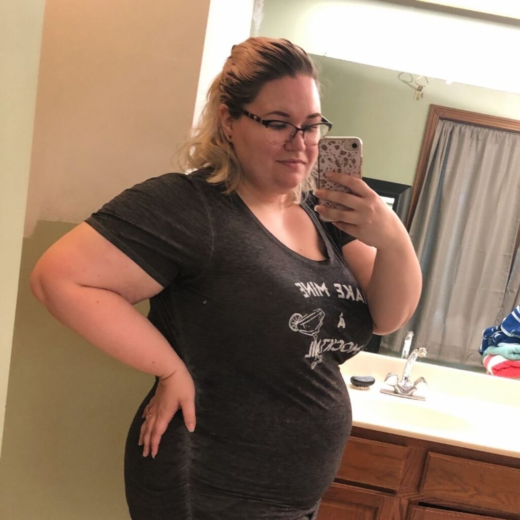 plus size pregnancy at 11 weeks