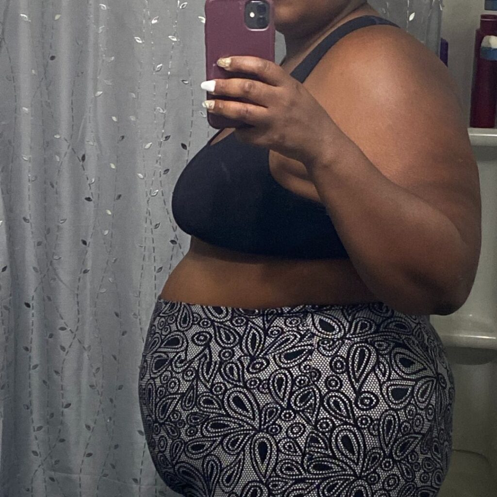 16 weeks plus size pregnant