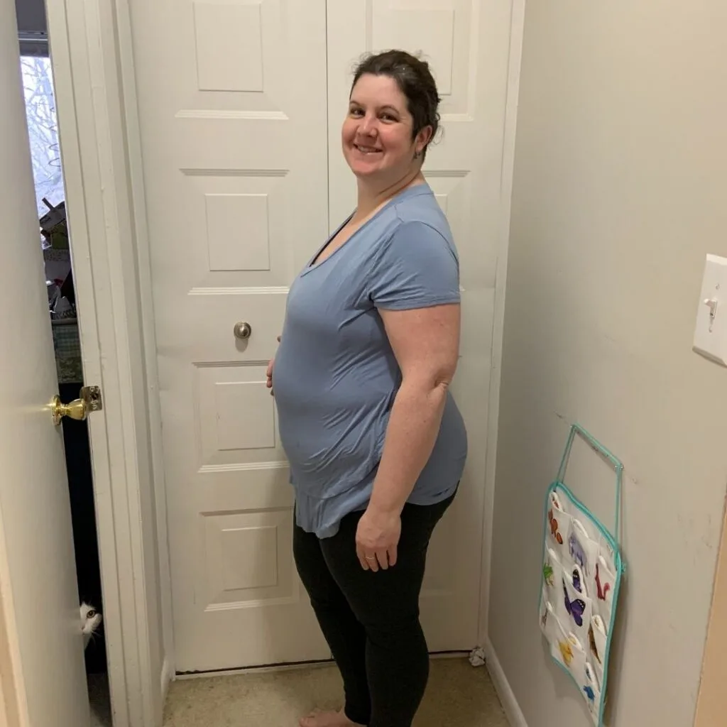 18 weeks plus size pregnancy