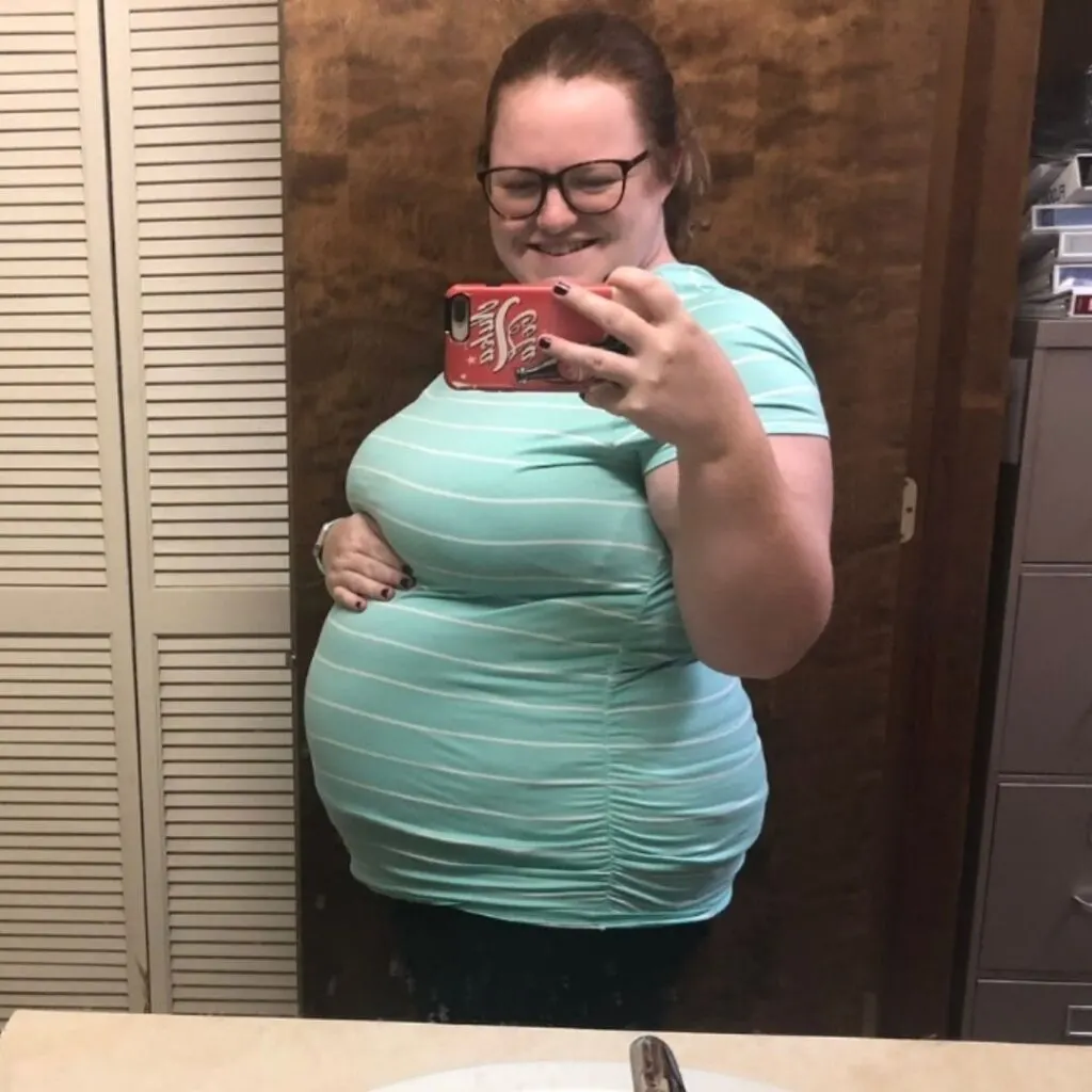 19 weeks plus size pregnancy
