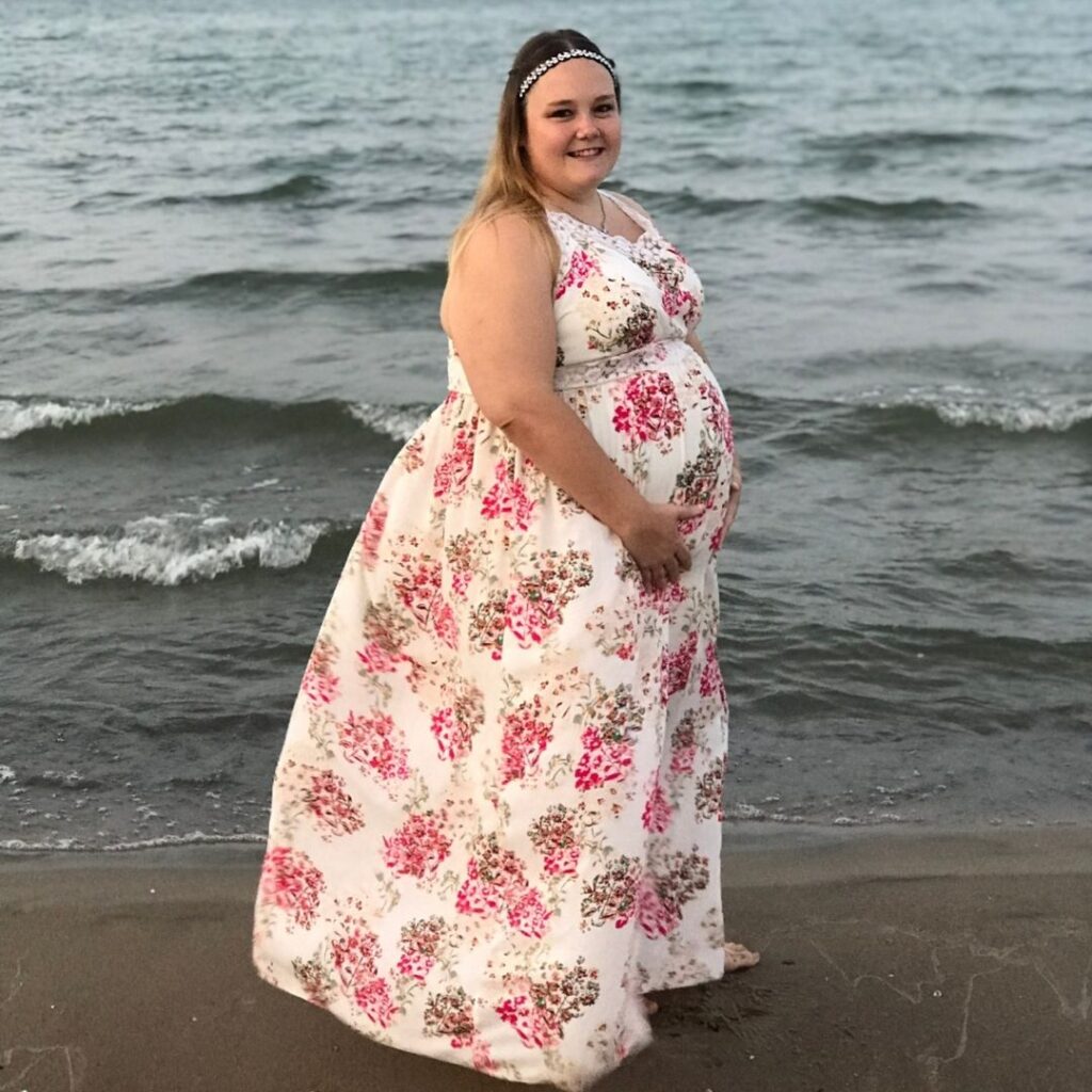 21 weeks plus size pregnancy