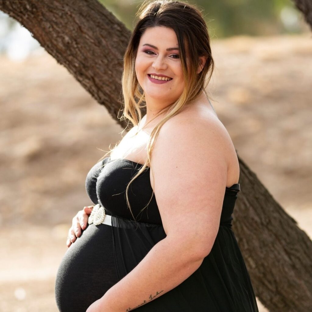 30 weeks plus size pregnant