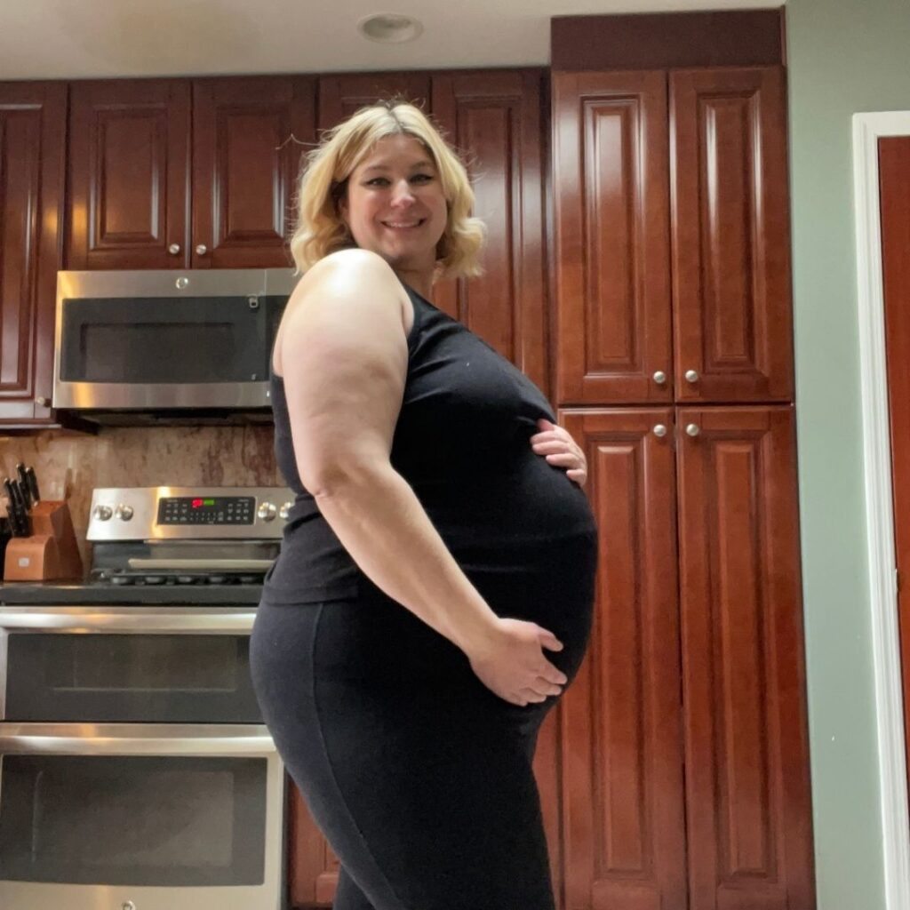 31 weeks plus size pregnancy