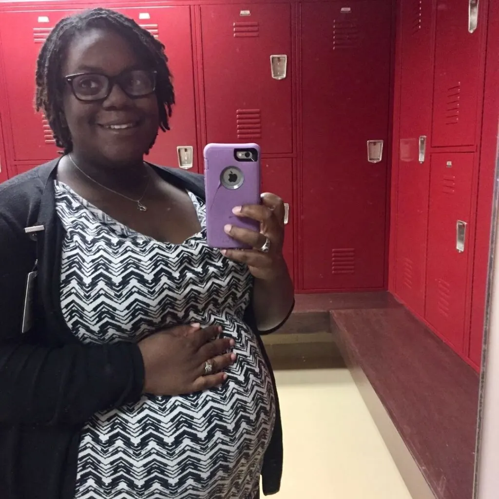 31 weeks plus size pregnant